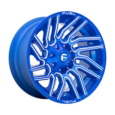 1 New 20X9 6X135/6X139.7 1 Fuel 1PC D774 Typhoon Anodized Blue Milled Wheel/Rim picture