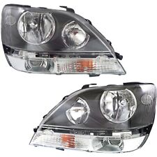 Headlights Headlamps Left & Right Pair Set NEW for 99-00 Lexus RX300 picture