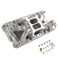 Polished Air Gap Aluminum Intake Manifold For Small Block Ford SBF 260 289 302 picture