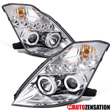 Fit 2003-2005 350Z Z33 Fairlady LED Halo Projector Headlights Lamps Left+Right picture