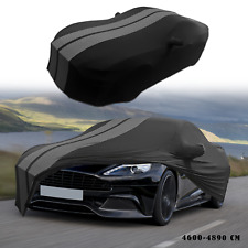 Grey/Black Indoor Car Cover Stain Stretch Dustproof For Aston Martin Vanquish picture