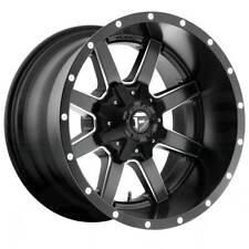 One 22x10 Fuel D610 Maverick 8x170 10 Gloss Black Milled Wheel Rim 125.1 picture