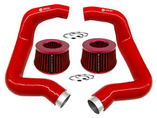 for BMW F90 M5 M8 G30 M550I Full Front Mount air intake RED (2 air filters BL) picture