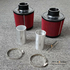 2.25'' High Flow Cone Filters Air Intake Kit For BMW N54 135i 335i 335xi 3.0L picture