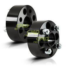 2) 50mm Black Hubcentric Wheel Spacers 4x100 Fits Miata MX-3 NA NB Rio Yaris xB picture