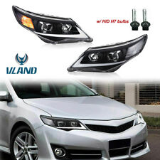 DRL Projector Front Lamp Headlights w/ LED  For 2012-2014 Toyota Camry picture