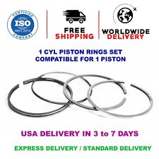 Piston Rings Set 83mm STD Fits for Lada XUD9A NIVA 1900 08-152000-00 9400640430 picture