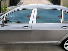 For 06-12 Bentley Continental Flying Spur 8PC Stainless Chrome Pillar Post Trim picture