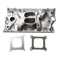 Fits Chevy Small Block Vortec V8 5.0L 5.7L Carbureted Dual Plane Intake Manifold picture