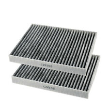 Pair Premium Carbonized Carbon Air Filter For Ford Police Interceptor Utility picture