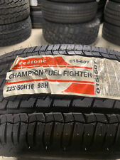 2 New 225 60 16 Firestone Champion Fuel Fighter Tires picture