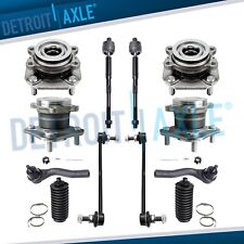 For 2007 2008-2012 Nissan Sentra - Front & Rear Wheel Bearing & Hub Tie Rod 2.0L picture