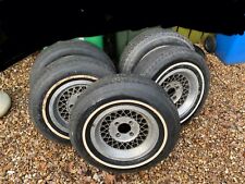DATSUN 240 260 Z CLASSIC ALLY CAT ALLOY WHEELS AND TYRES £450 OFFERS picture