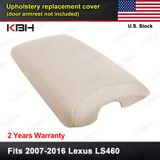 Fits 2007-2012 Lexus LS460 Leather Center Console Armrest Lid Cover Alabaster picture
