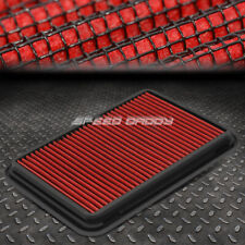 FOR 07-17 TOYOTA CAMRY 4CYL RED REUSABLE&WASHABLE HIGH FLOW PANEL AIR FILTER picture