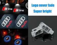 For AUDI Door Logo Lights LED Laser Ghost Shadow Projector Courtesy CAR 2 4 pcs picture
