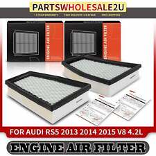 2x Left & Right Sides Engine Air Filter for Audi RS5 2013-2015 4.2L 8T0133844A picture