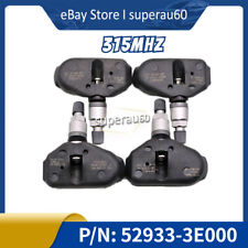 For Hyundai Tuscon Sonata Tiburon TPMS 52933-3E000 Tire Pressure Sensor Set 4 picture