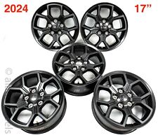 5 NEW 2024 Jeep Wrangler Willys Rubicon Sahara 17” Factory OEM Wheels Rims picture