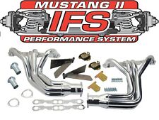 47 54 Chevy Truck Mustang II IFS SBC Kit Ceramic Coated Headers 283 327 350 383 picture