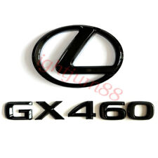Gloss Black Emblem Rear Trunk Fits Lexus GX460 10 11 12 13 15 17 18 20 21 22 23 picture