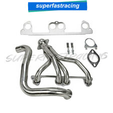 Fits Jeep Wrangler TJ 2.5L L4 Stainless Manifold Header w/ Pipe 97-99 New picture