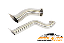 PLM B-Series Hood Exit UpPipe & Dump Tube for Top Mount Turbo Manifold Tear Drop picture