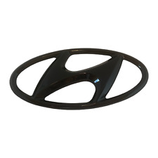 Front Grille or Rear Trunk Emblem BLACK H Logo for Hyundai Elantra GT 2013-2020 picture