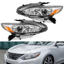 Projector Pair Headlight Chrome Housing Factory for 2016-2018 Nissan Altima picture