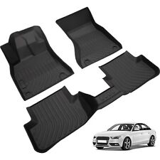 Car Floor Mats Liner for Audi A4 A4 Quattro S4 2009-2016 Rubber TPE All-Weather picture