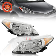 For 2012 2013 2014 Toyota Yaris/Vitz Hatchback Headlights Headlamps Left&Right picture
