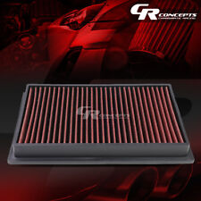 RED WASHABLE HIGH FLOW AIR FILTER FOR NISSAN ALTIMA MAXIMA SENTRA MURANO QUEST picture