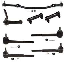 8 Pc Steering Kit Center Link Tie Rod End Idler Arm Chevy Chevelle Special 71-72 picture