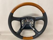 2000 Savana 1500 Van Steering Wheel Leather Wrapped and Woodgrain See Pictures picture