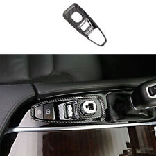 For Volvo XC90 2016-2023 ABS Carbon Fiber Electronic Handbrake Cover Trim 1PCS picture