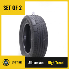 Set of (2) Used 245/60R18 Goodyear Reliant All-season 105V - 8/32 picture