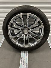 2022 2023 JEEP GRAND WAGONEER FACTORY OEM WHEEL RIM 22” SILVER CHROME INSERTS picture