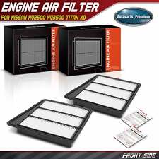 2x Engine Air Filter for Nissan NV2500 NV3500 2017-2021 TITAN XD 2016-2023 5.6L picture