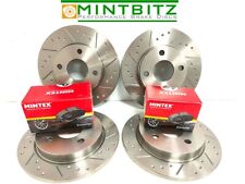 Saxo 1.6 VTS 16v 97-03 Front & Rear Brake Discs and Pads Dimpled Grooved picture