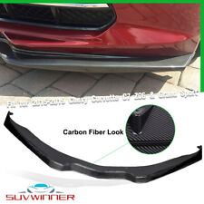 Carbon Fiber Look Front Bumper Lower Lip Splitter for 15-19 Corvette C7 Z06 ABS picture