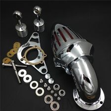 For Harley Softail Fat Boy Dyna Street Bob Wide Glide Chrome Air Cleaner kits picture