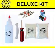 E-Z Tire Beads Motorcycle Balance Deluxe Kit Ceramic 2+2 oz(4 Total) Chrome Caps picture