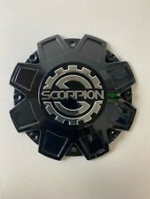 Scorpion Wheels 244-CAP LG1606-65 Black Wheel Center Cap  picture