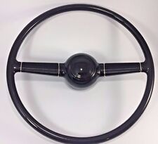 15'' Steering Wheel Smooth Horn 1940 Ford Deluxe Style For GM Steering Column picture