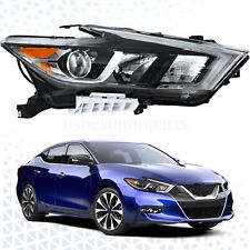Passenger Headlight Headlamp Right RH W/ LED DRL For 2016-2018 Nissan Maxima picture