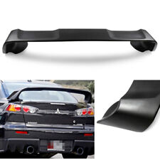 Fits 2008-2017 Mitsubishi Lancer EVO 10 ABS Rear Trunk Spoiler Wing Matte Black picture