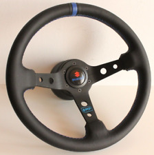 Steering Wheel fits For SUZUKI SAMURAI Sidekick Jimny leather Leather Deep 85-98 picture