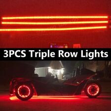 3x 4FT RGB Brightest LED Strips Lights Kit For Polaris Slingshot Tire Rim Lights picture