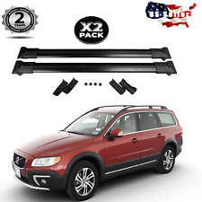 For Volvo XC 70 SUV 2003-2016 Roof Racks Cross Bars Luggage Carrier (BLACK) picture