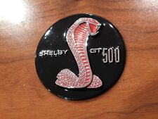 2007 2008 2009 2010 - 2014 MUSTANG SHELBY GT500 RED SNAKE STEERlNG WHEEL EMBLEM picture